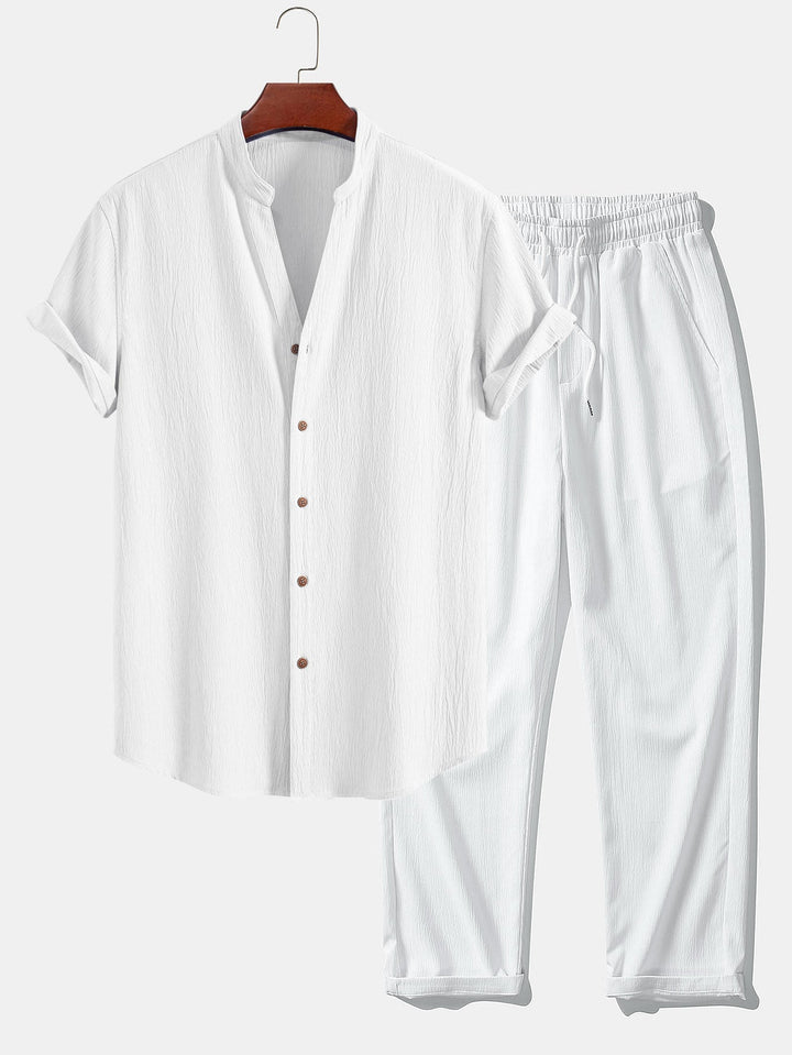 Adrian - Lightweight Summer Shirt & Trousers Set