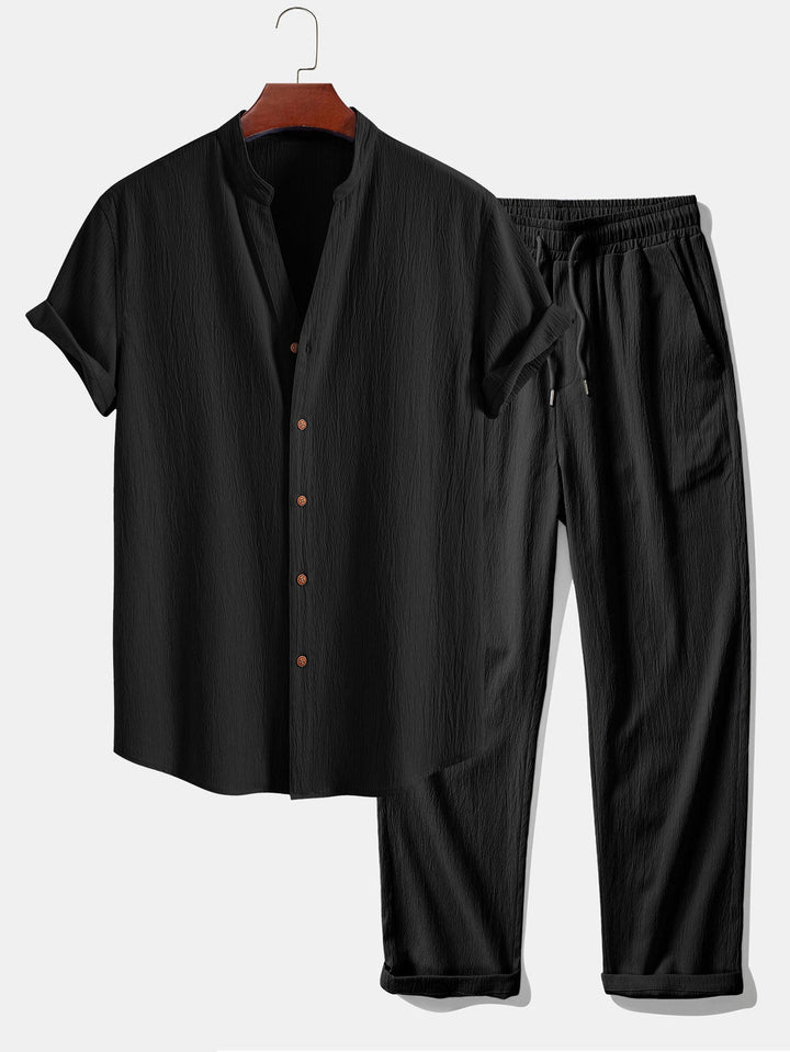 Adrian - Lightweight Summer Shirt & Trousers Set