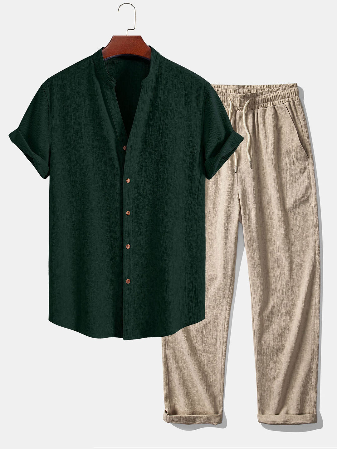 Adrian - Lightweight Summer Shirt & Trousers Set