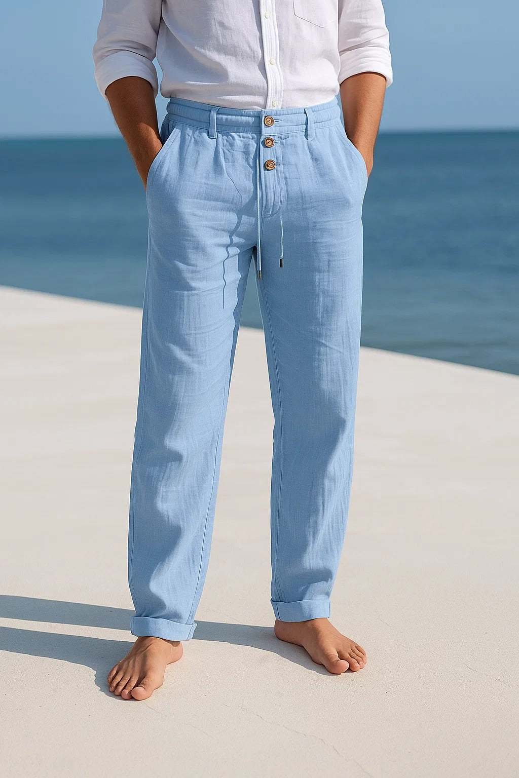 Jarven - Breathable Linen Trousers
