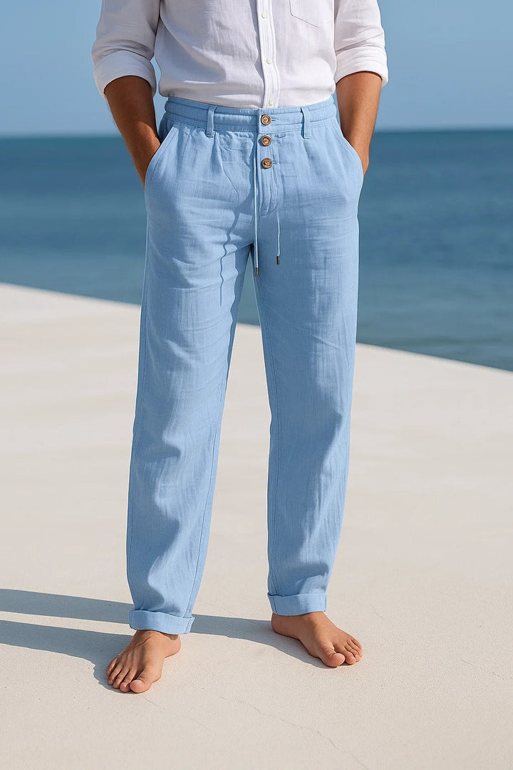 Jarven - Breathable Linen Trousers