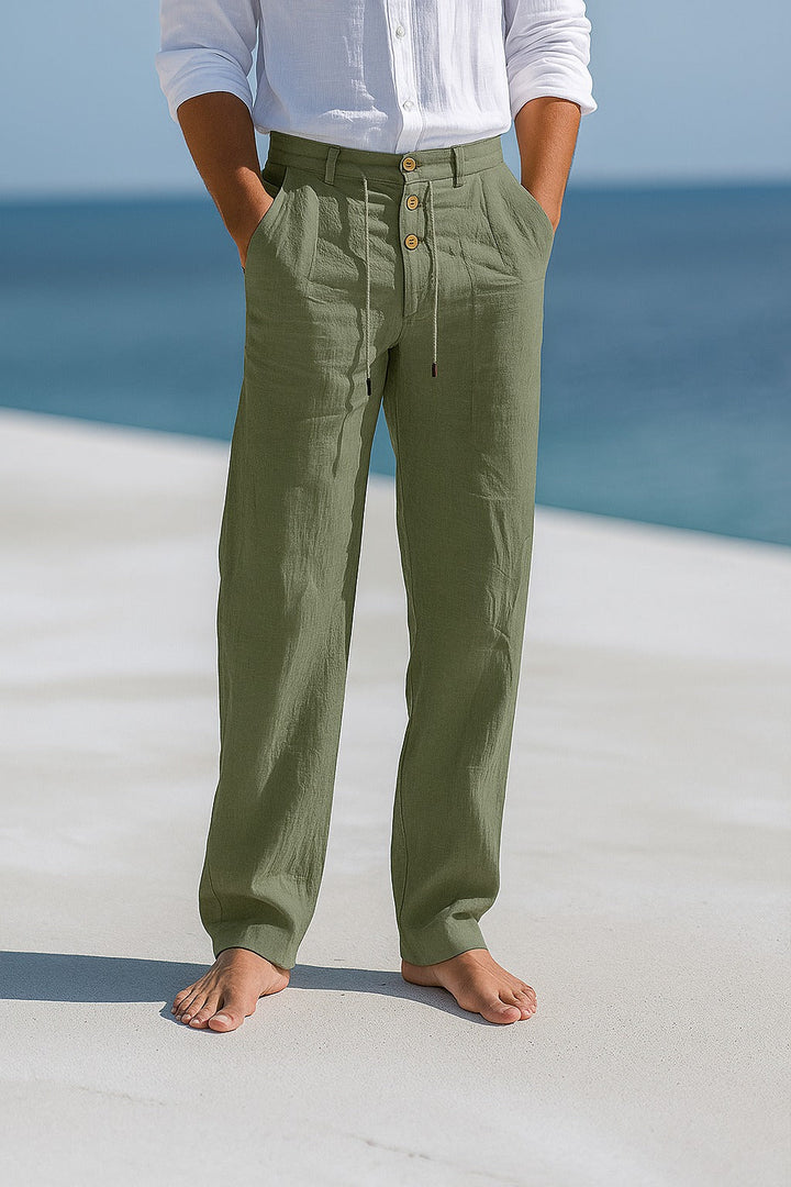 Jarven - Breathable Linen Trousers