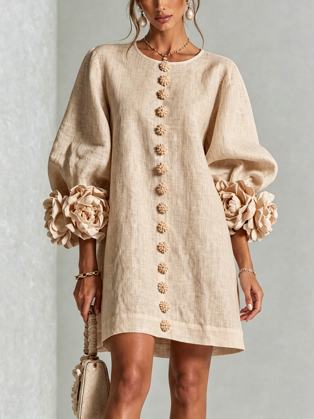 Saralyn - Sculptural Mini Dress