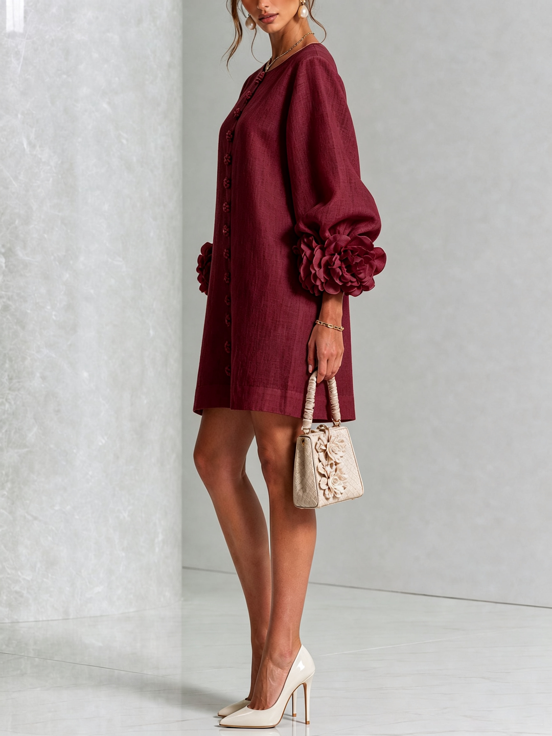 Saralyn - Sculptural Mini Dress