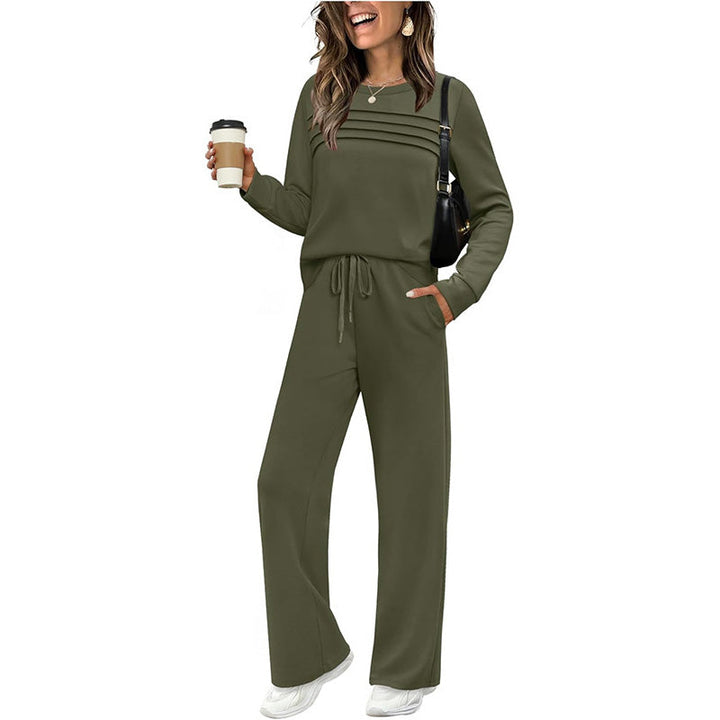 Elanoria - Relaxed Long Sleeve Two Piece Set