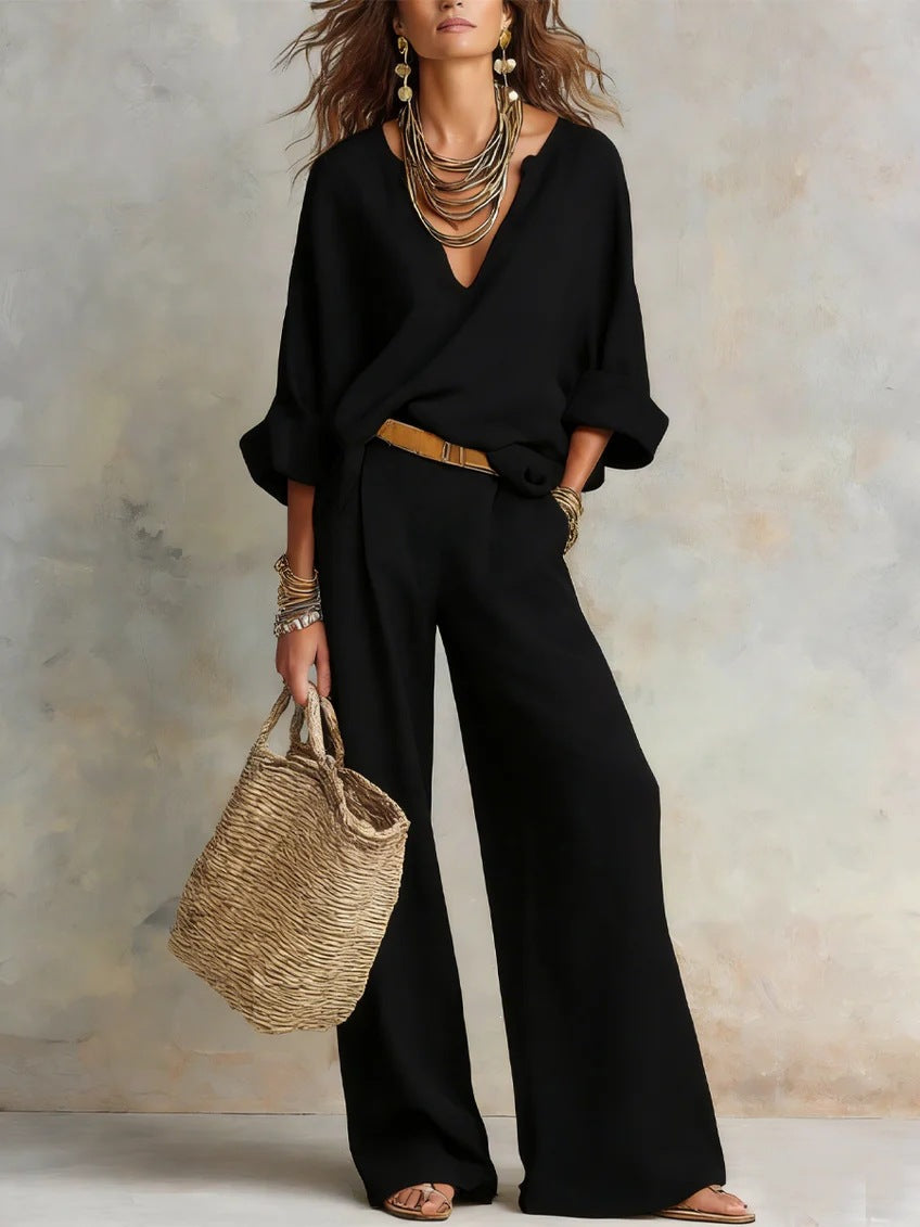 Zinnoria - Breezy Linen Two Piece Set