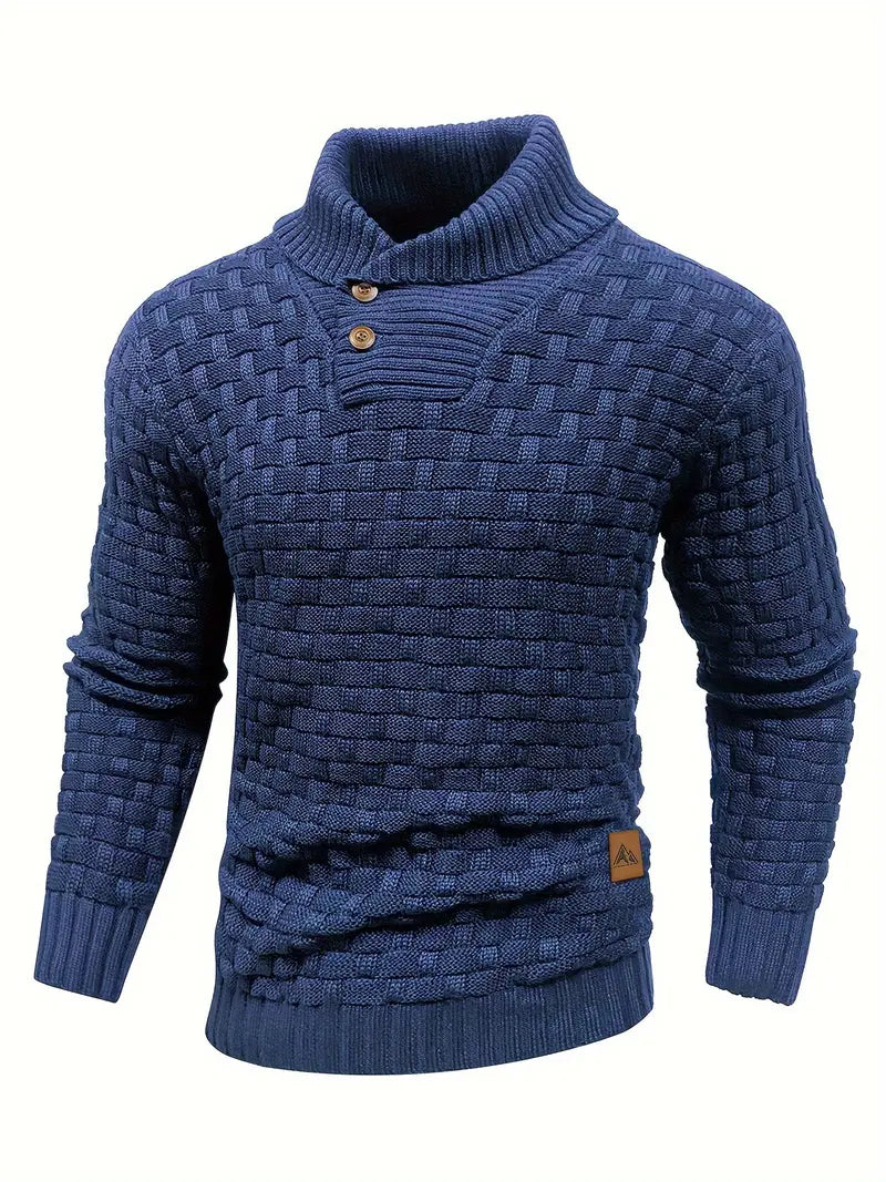 Nevan - Textured Knit Jumper