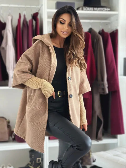 Esteliane - Relaxed Cape Sleeve Cardigan