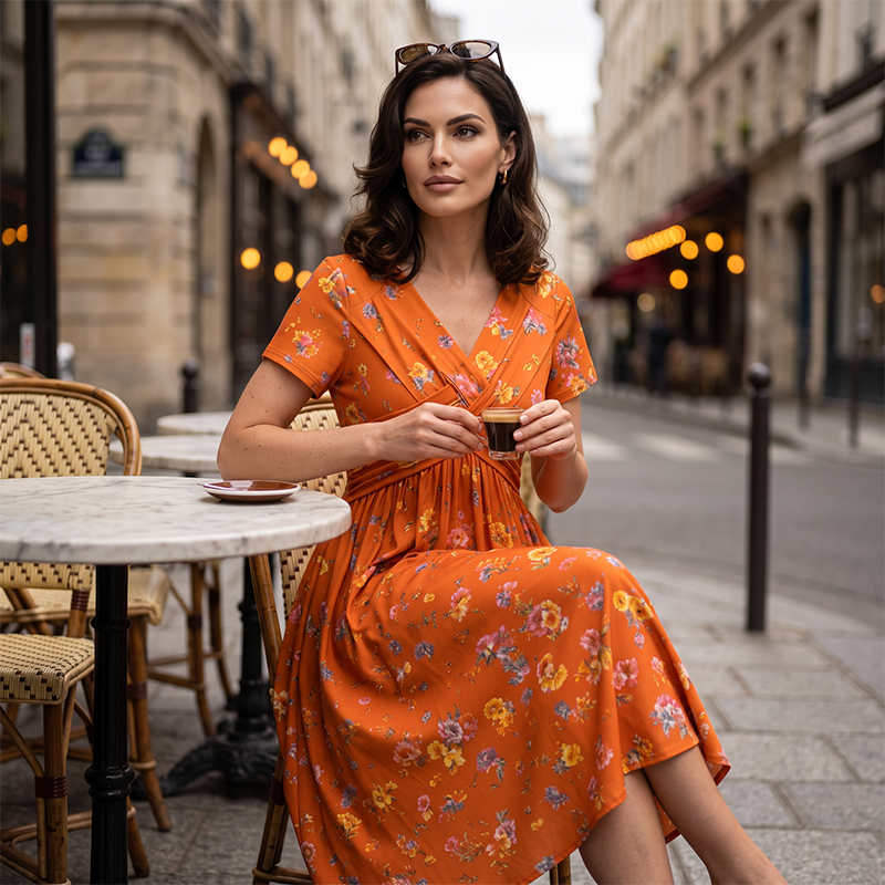 Vivica - Premium Midi Dress