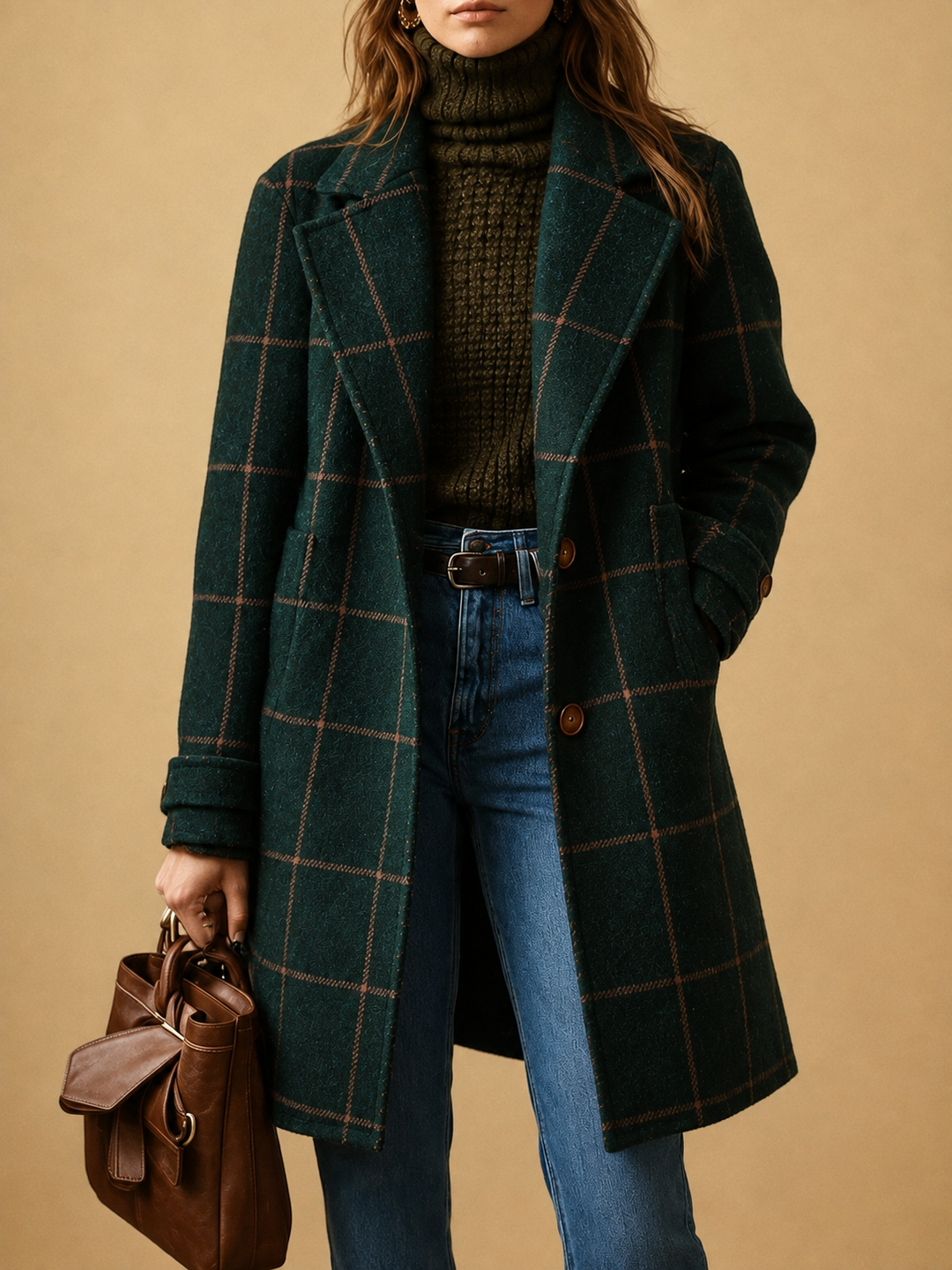 Xylaria - Heavyweight Check Coat