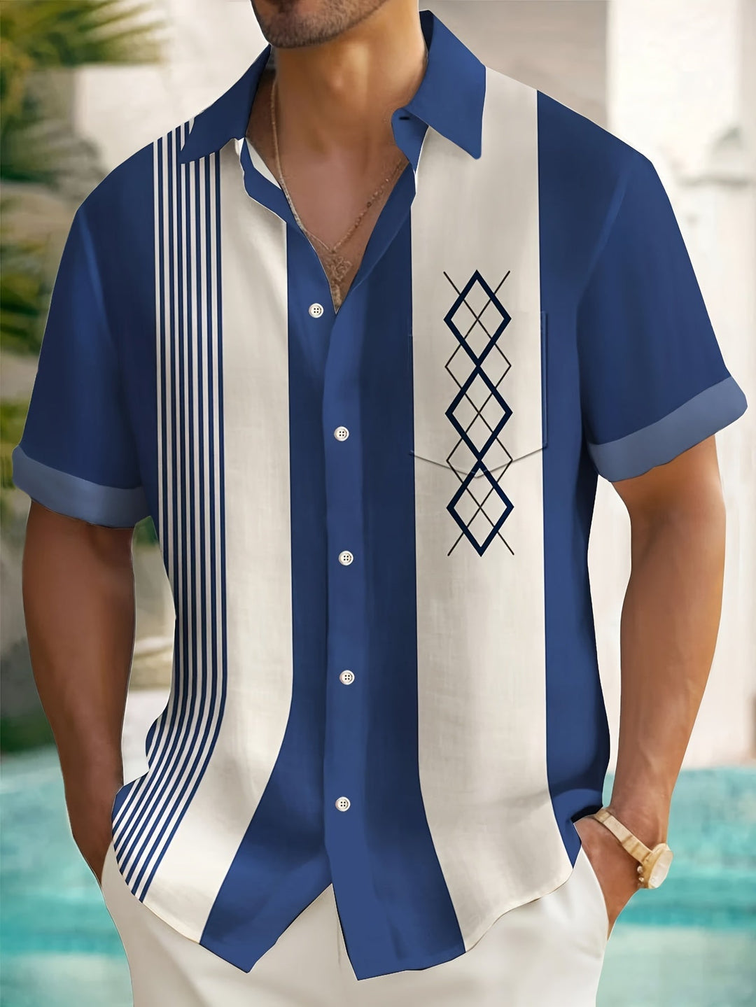 Morpeth - Vintage Stripe Button Shirt