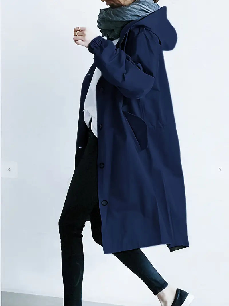 Lyonesse - Water-Resistant Oversized Trench Coat