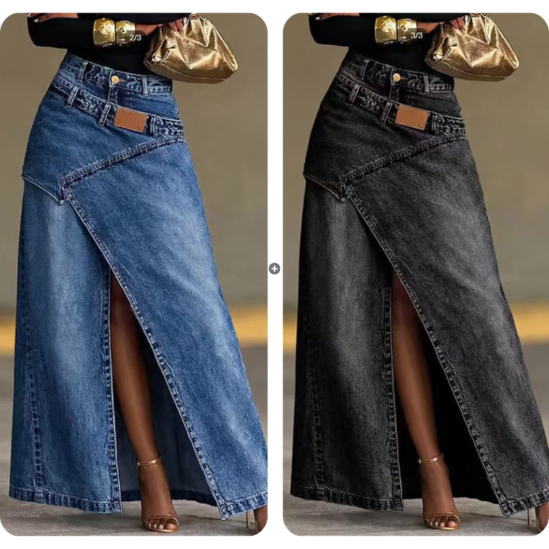 Anella - Vintage-Wash Maxi Skirt