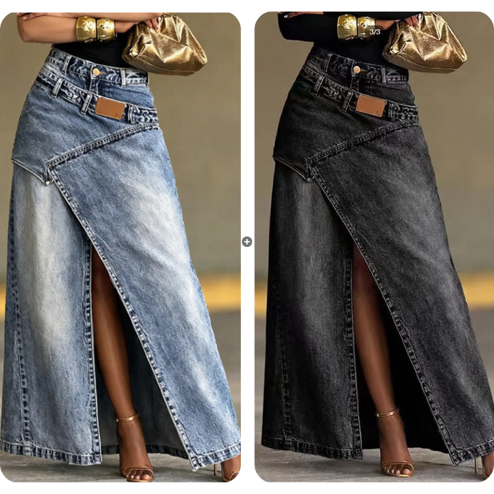 Anella - Vintage-Wash Maxi Skirt