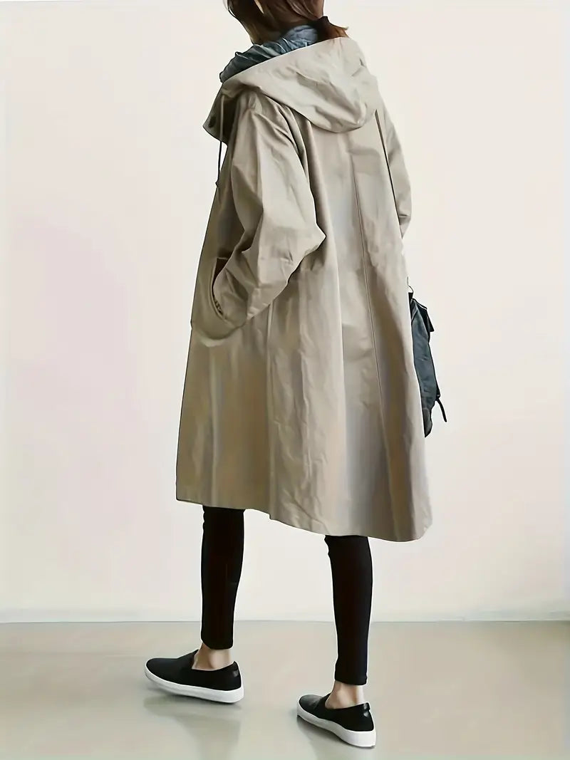 Lyonesse - Water-Resistant Oversized Trench Coat