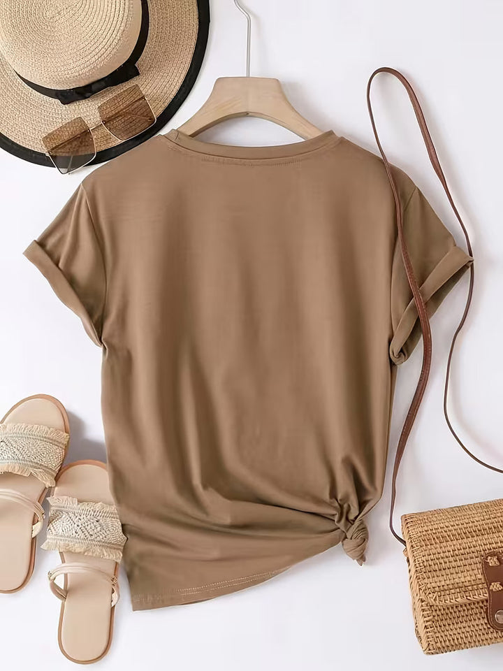 Sarai - Coffee Heart Graphic T-Shirt