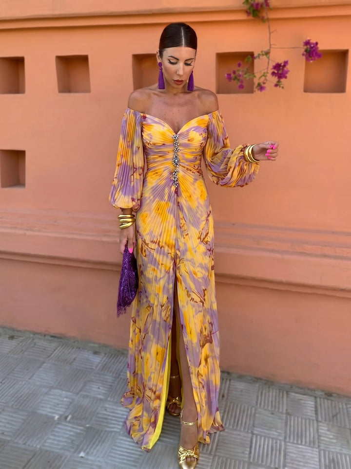 Arienne - Flowy Floral Maxi Dress