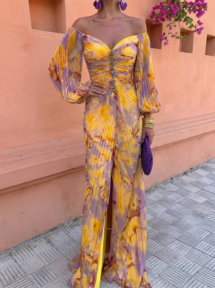Arienne - Flowy Floral Maxi Dress