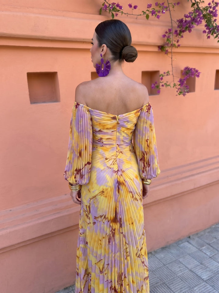 Arienne - Flowy Floral Maxi Dress