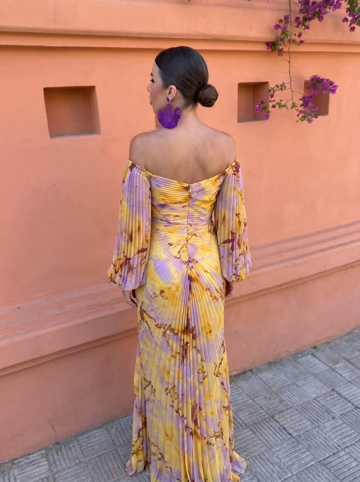 Arienne - Flowy Floral Maxi Dress