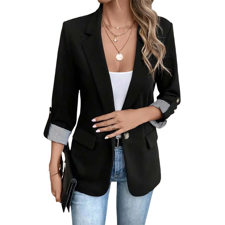 Celenya - Classic Rolled Sleeve Blazer