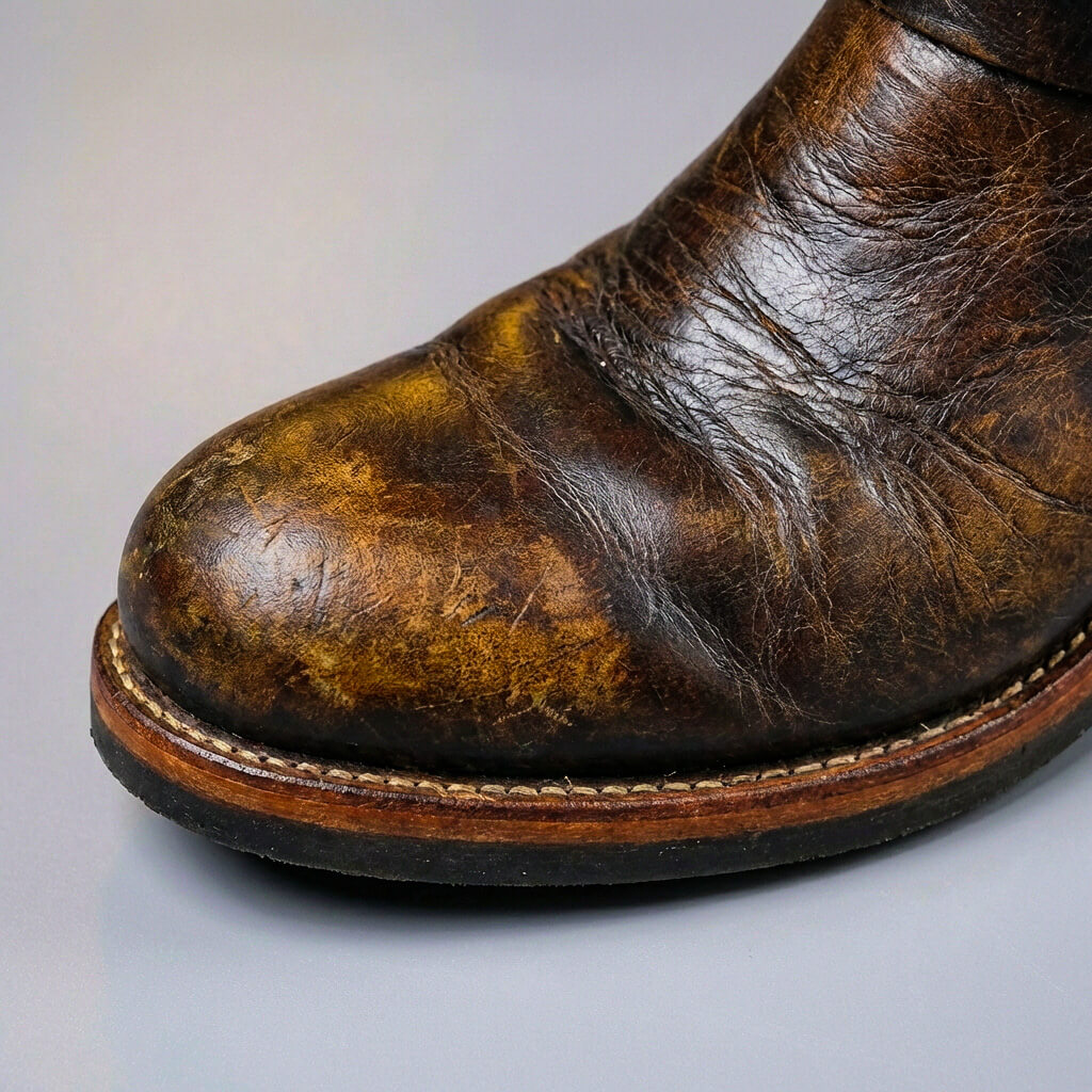 Gideon - Vintage Buckle Leather Boots