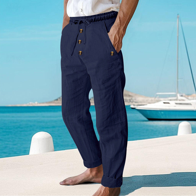 Seymour - Drawstring Summer Trousers