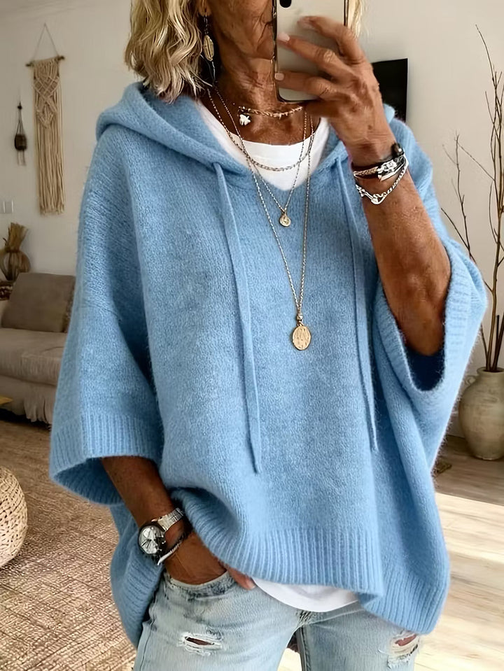 Zoralisse - Cozy Oversized Hooded Sweater