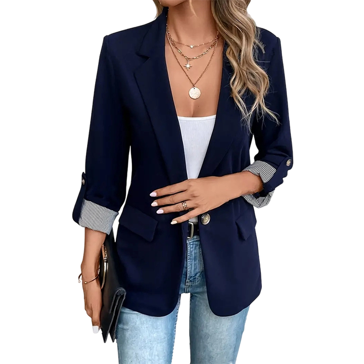 Celenya - Classic Rolled Sleeve Blazer