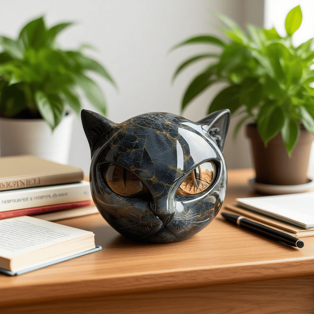 Bellanora - Sculptural Cat Head Ornament