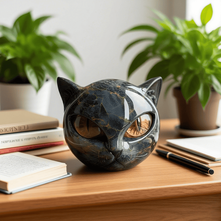 Bellanora - Sculptural Cat Head Ornament