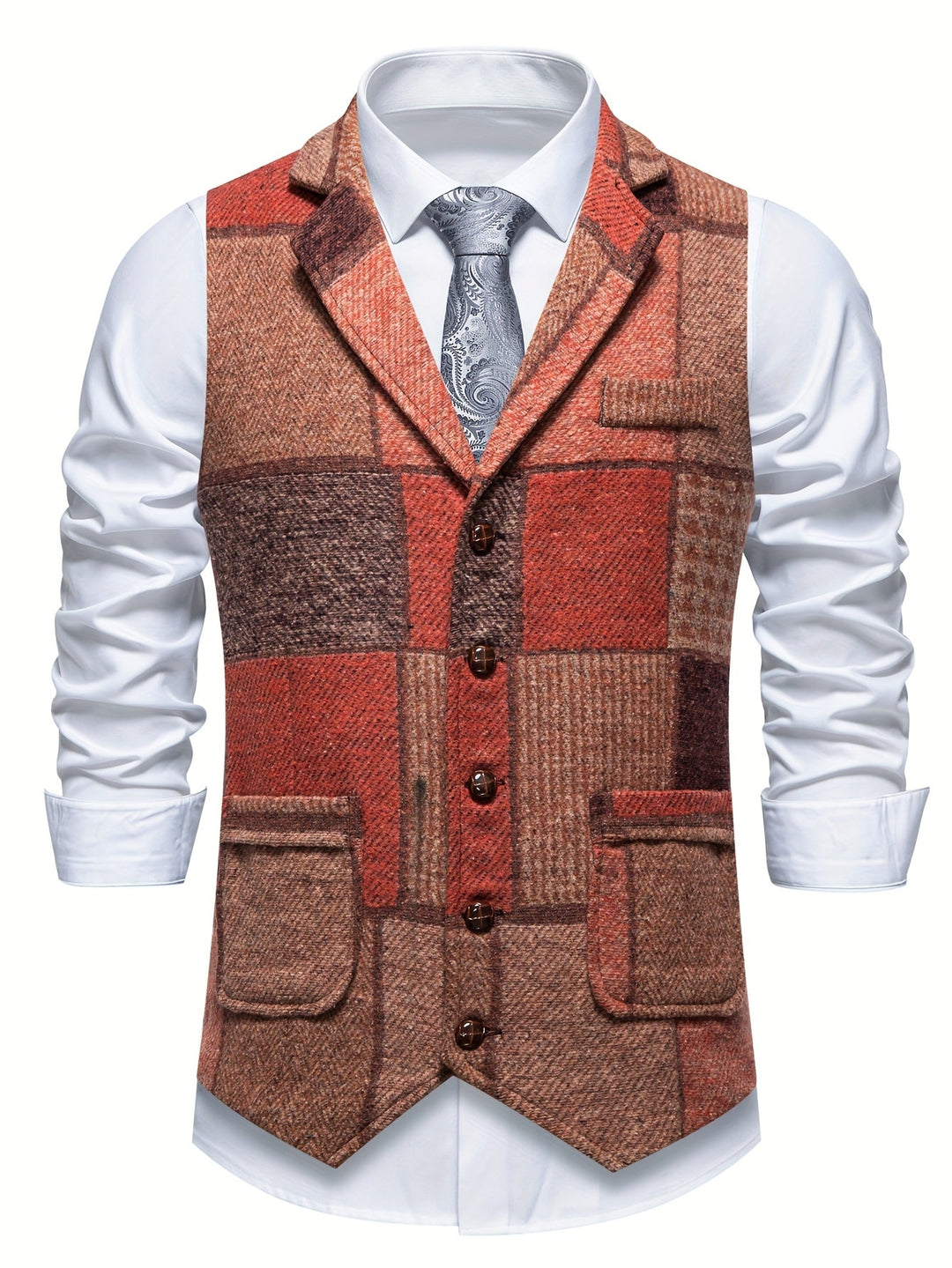 Ellis - Herringbone Waistcoat