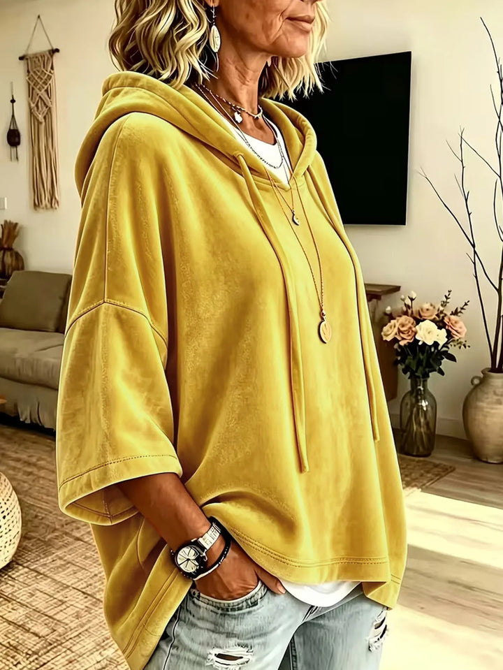 Fayelisse - Relaxed Velvet Lounge Hoodie