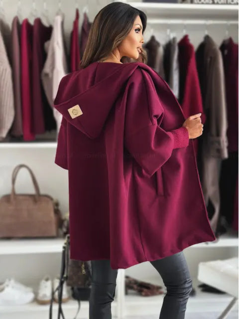 Esteliane - Relaxed Cape Sleeve Cardigan