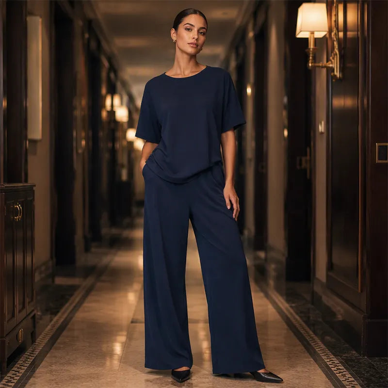Annavie - Breathable Linen Two-Piece Set