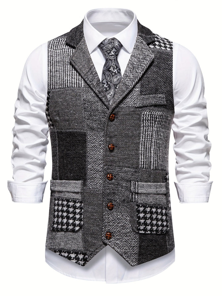 Ellis - Herringbone Waistcoat