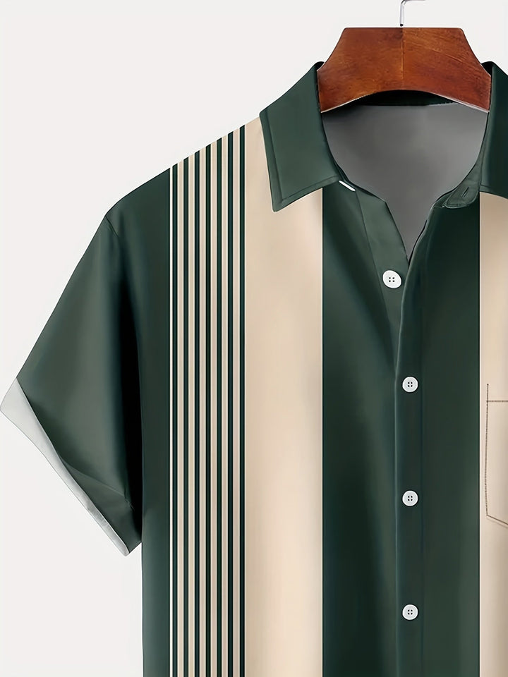 Morpeth - Vintage Stripe Button Shirt