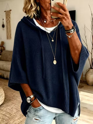 Zoralisse - Cozy Oversized Hooded Sweater