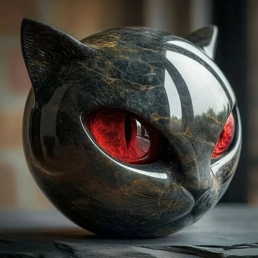Bellanora - Sculptural Cat Head Ornament