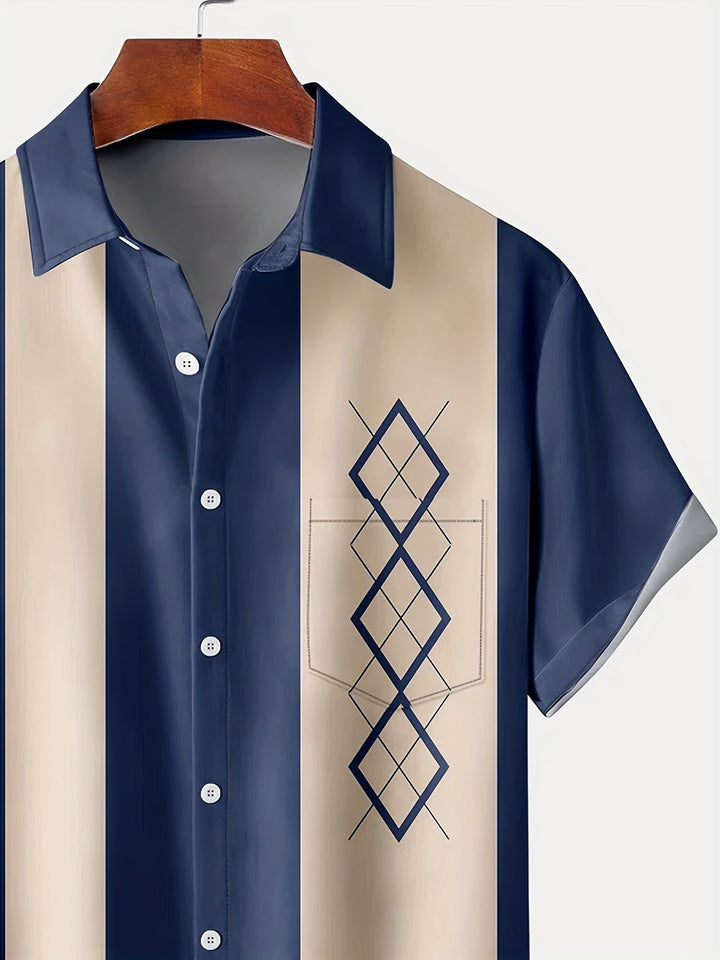 Morpeth - Vintage Stripe Button Shirt