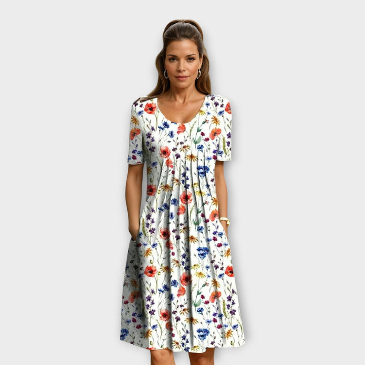 Ailith - Soft-Touch Draped Dress