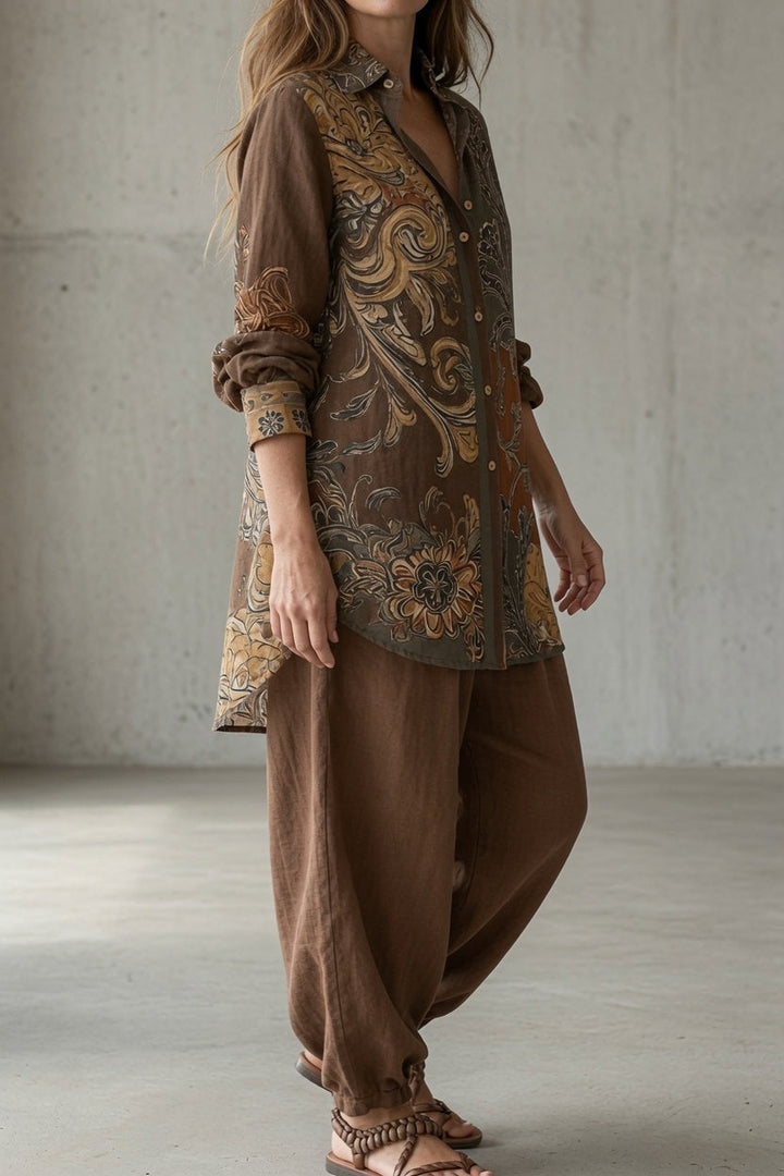 Virellise - Breathable Shirt & Trousers Set