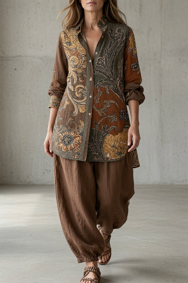Virellise - Breathable Shirt & Trousers Set