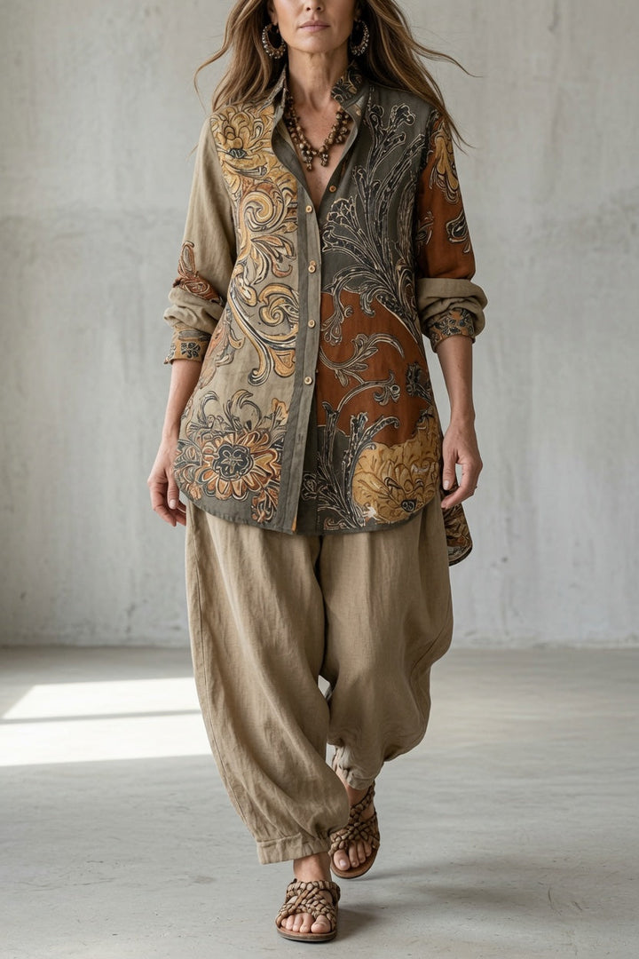 Virellise - Breathable Shirt & Trousers Set