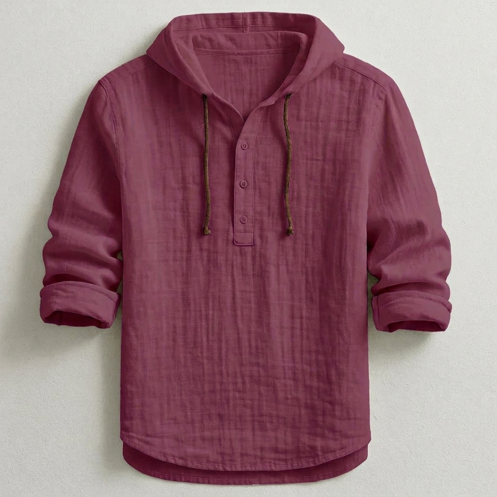Daelor - Soft-Touch Hooded Shirt