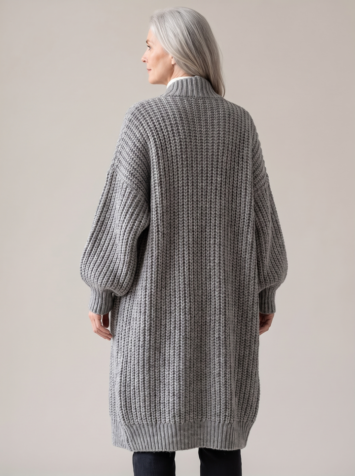 Rosalienne - Soft-Touch Longline Cardigan
