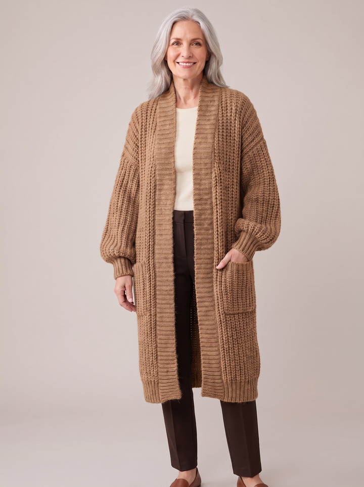 Rosalienne - Soft-Touch Longline Cardigan