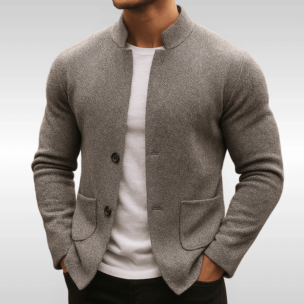 Corben - Textured Men's Knit Blazer
