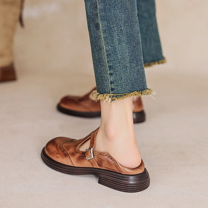 Jocelyn - Breathable Mary Jane Flats