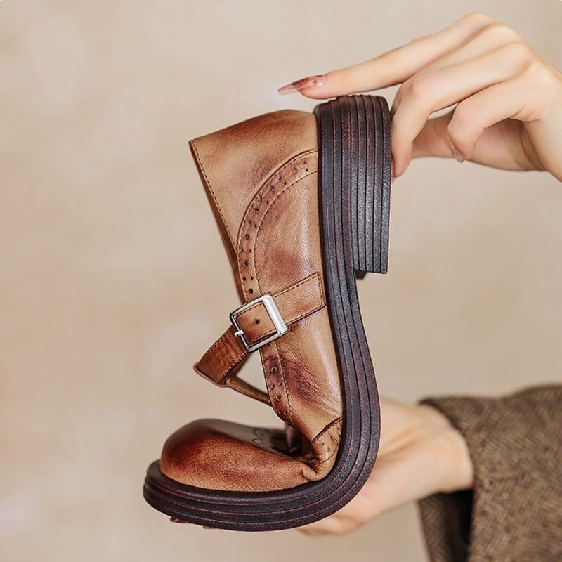 Jocelyn - Breathable Mary Jane Flats